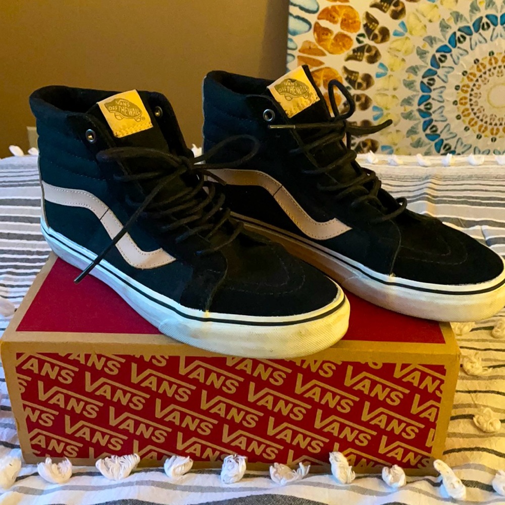 Vans Sk8-hi Reissue In (veggie Tan) Black/true White